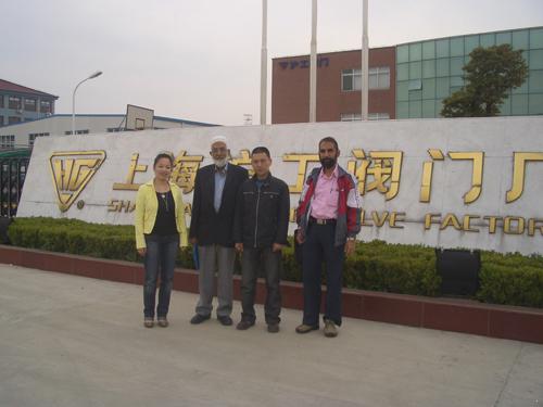 滬工楊總與印度客商合影