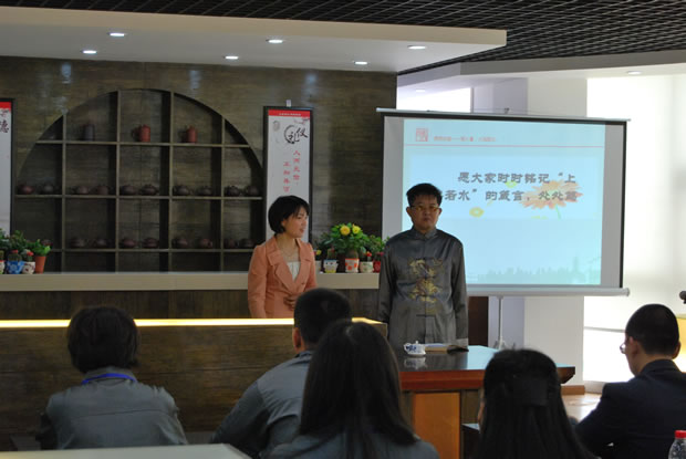 嘉定道德講堂在滬工閥門集團開講圖2